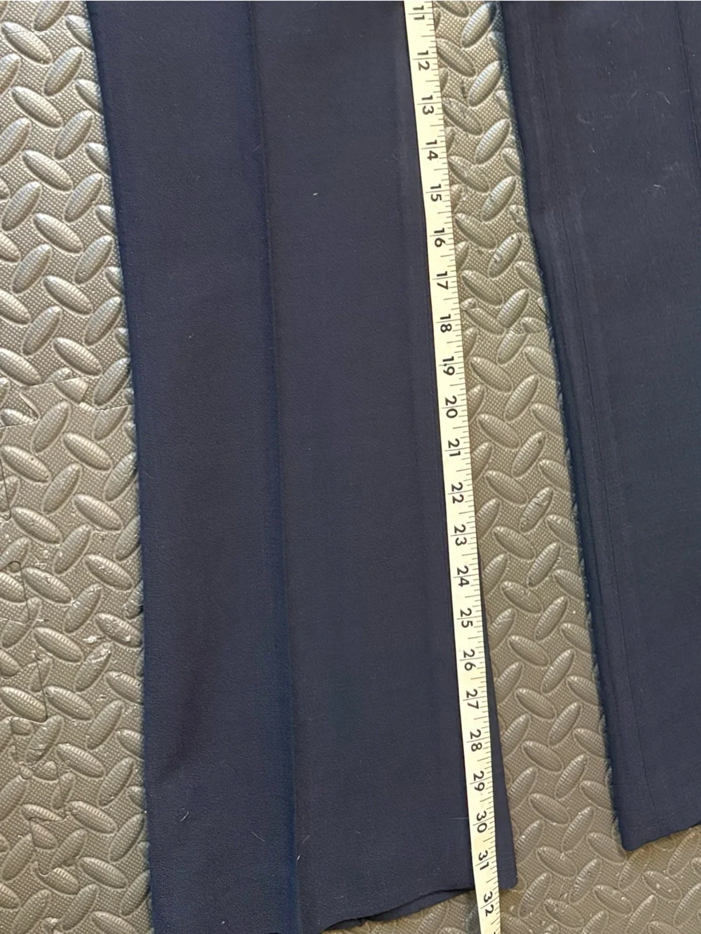 Tory Burch Navy Flared Dress Pants